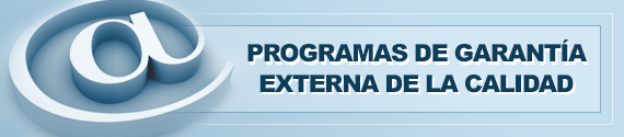 Programas de Garantía externa de la Calidad